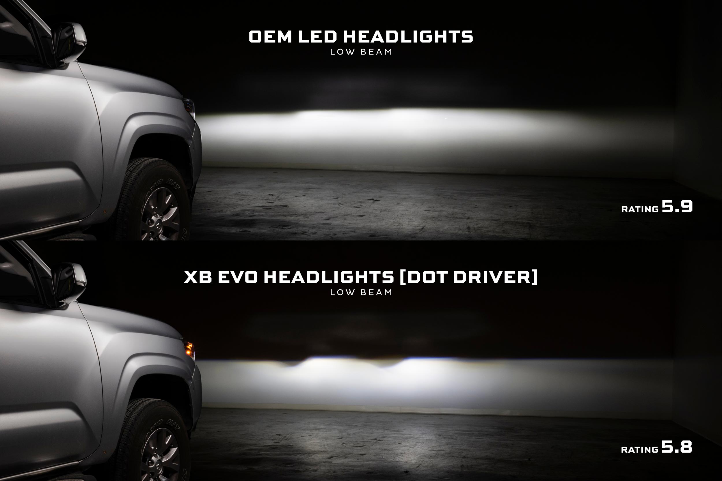 Toyota Tacoma (16-23) XB Evo LED Headlights | LF2-530